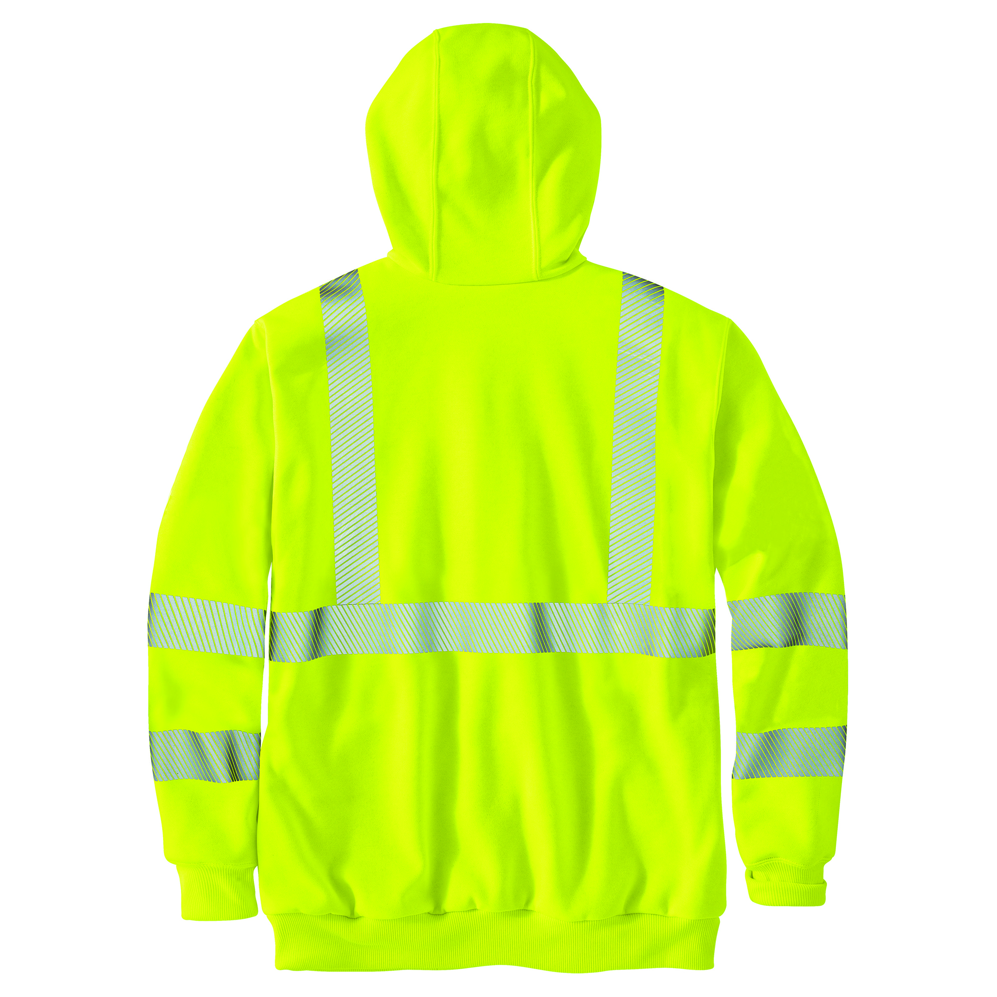 Carhartt 104988 - High-Visibility Loose Fit Midweight Thermal-Lined Full-Zip Class 3 Sweatshirt (with logo screenprinted on left chest) - Image 2