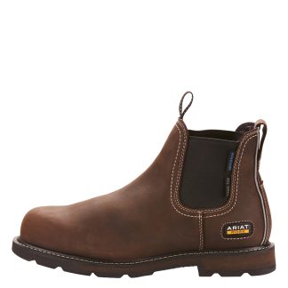 Ariat Men's Groundbreaker Chelsea Waterproof Steel Toe Work Boot