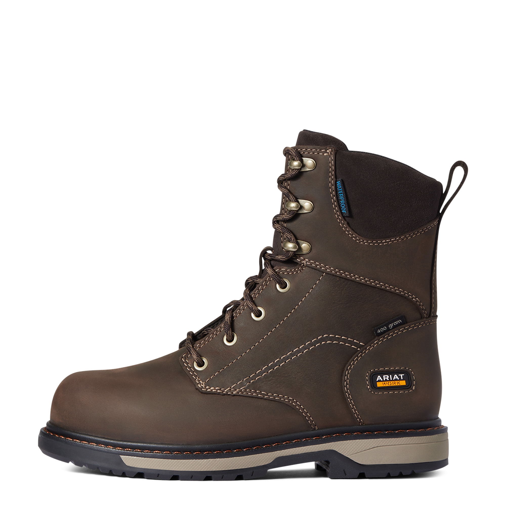 Ariat Women's Riveter 8" CSA Glacier Grip Waterproof 400g Composite Toe Work Boot - Image 4