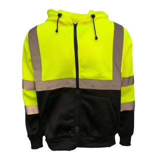 Comfort Weight Fleece Zip-Up Hoodie, Class 3 - JS3300 (with logo screenprinted on left chest