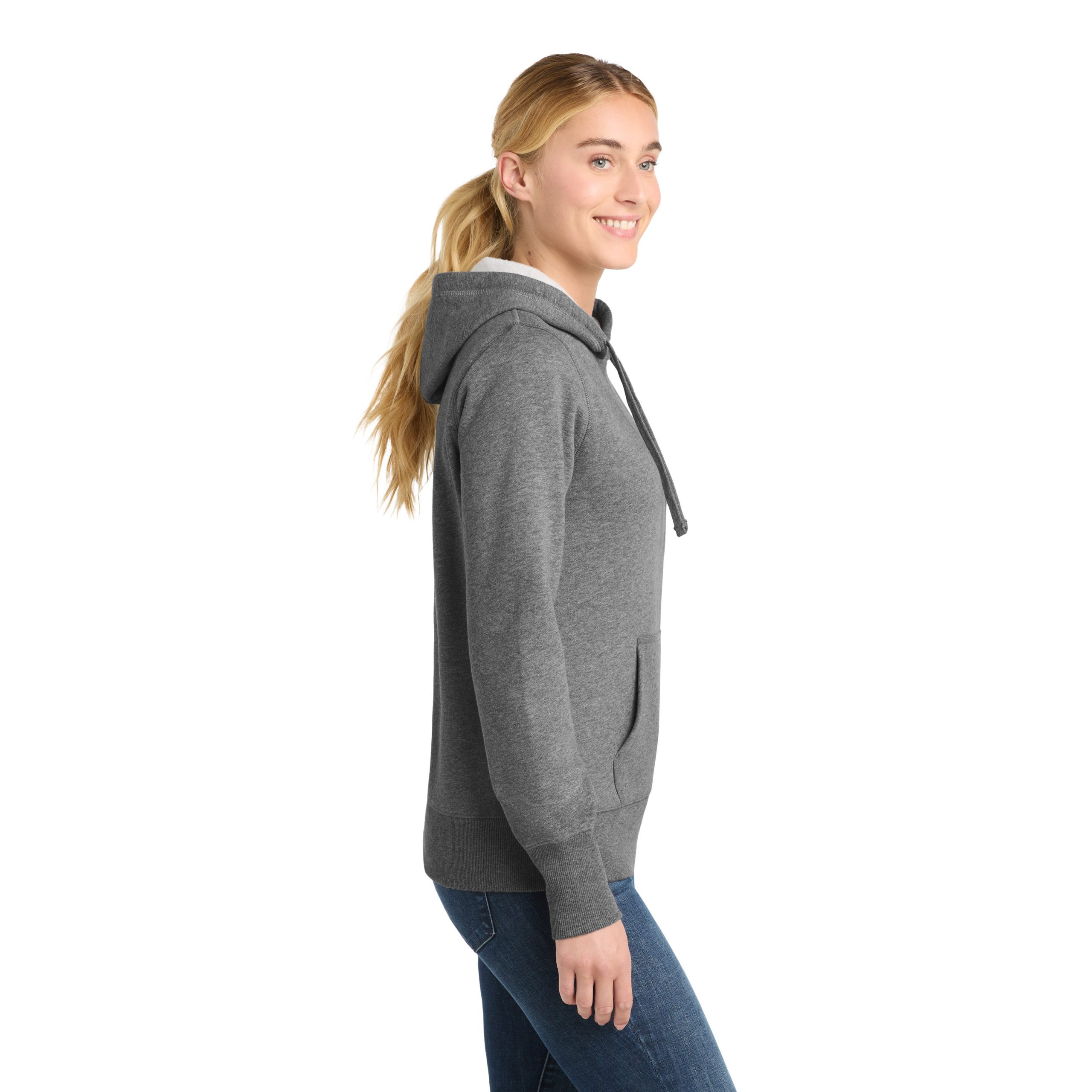 Sport-Tek® Women's Pullover Hooded Sweatshirt – LST254 (includes City of Coon Rapids logo embroidered on front left chest) - Image 5