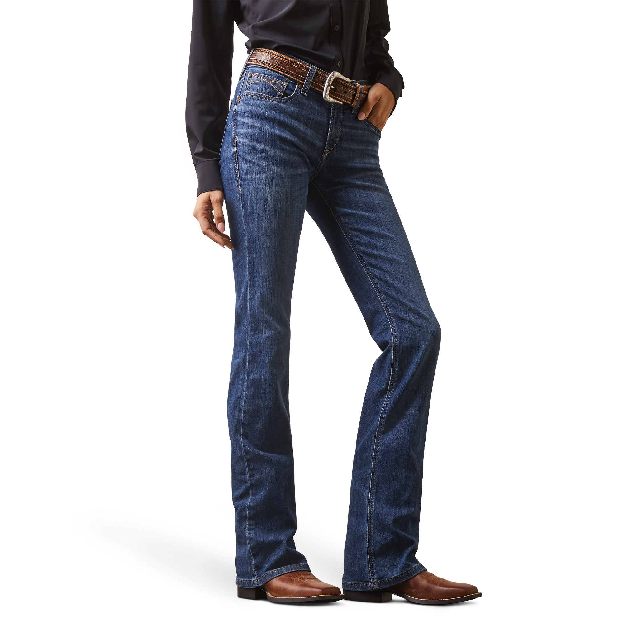 Ariat Women's R.E.A.L. Perfect Rise Leila Boot Cut Jean