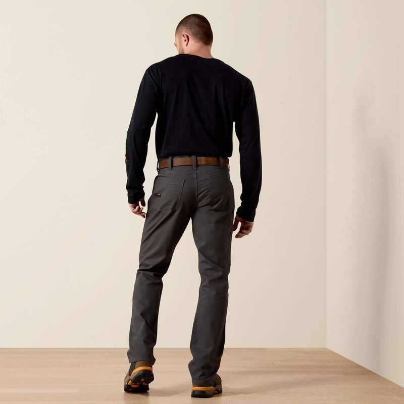 Ariat Rebar M4 Low Rise DuraStretch Made Tough Stackable Straight Leg Pant - Image 3