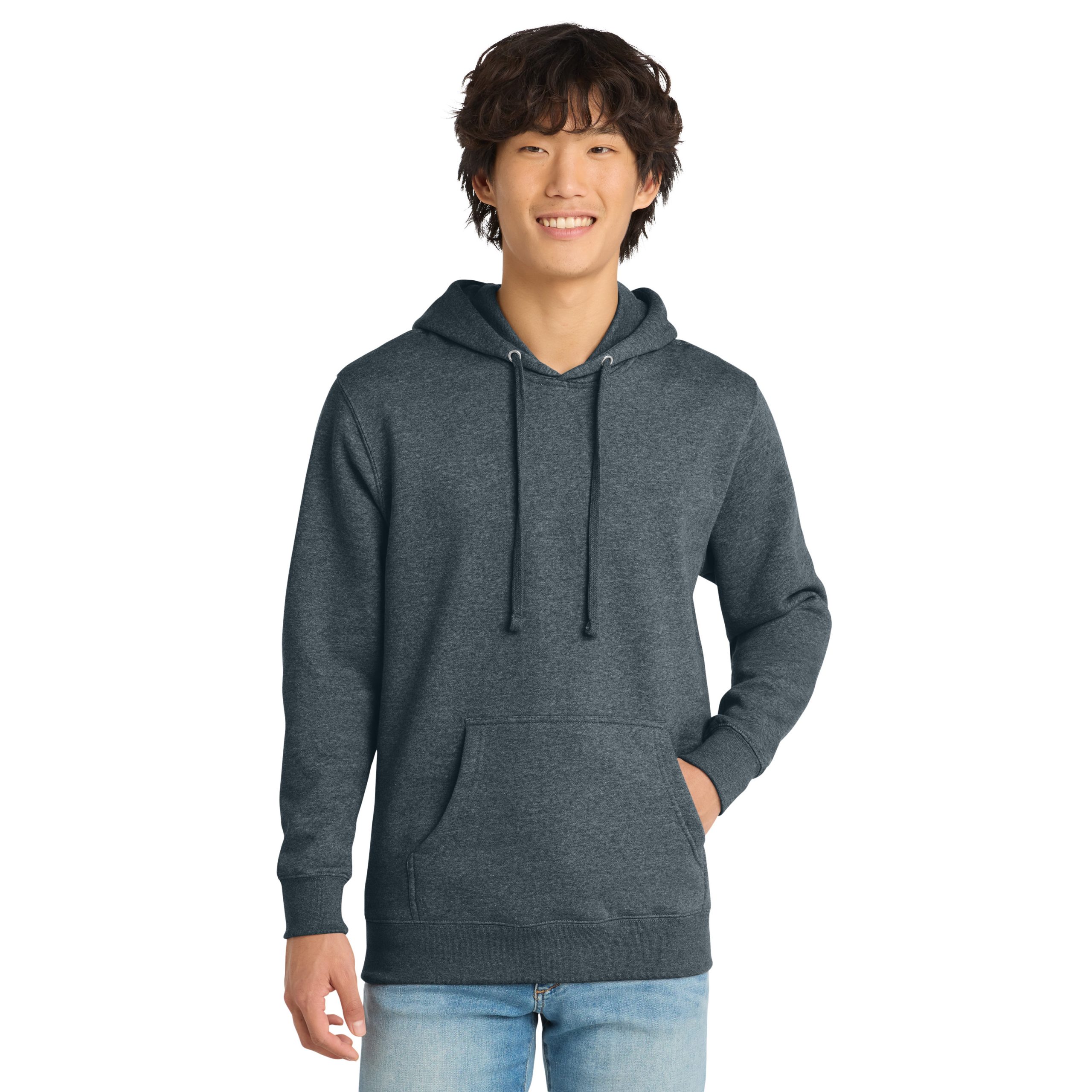District® V.I.T.™ Fleece Hoodie (with embroidered City of Coon Rapids logo on front left chest) - Image 6