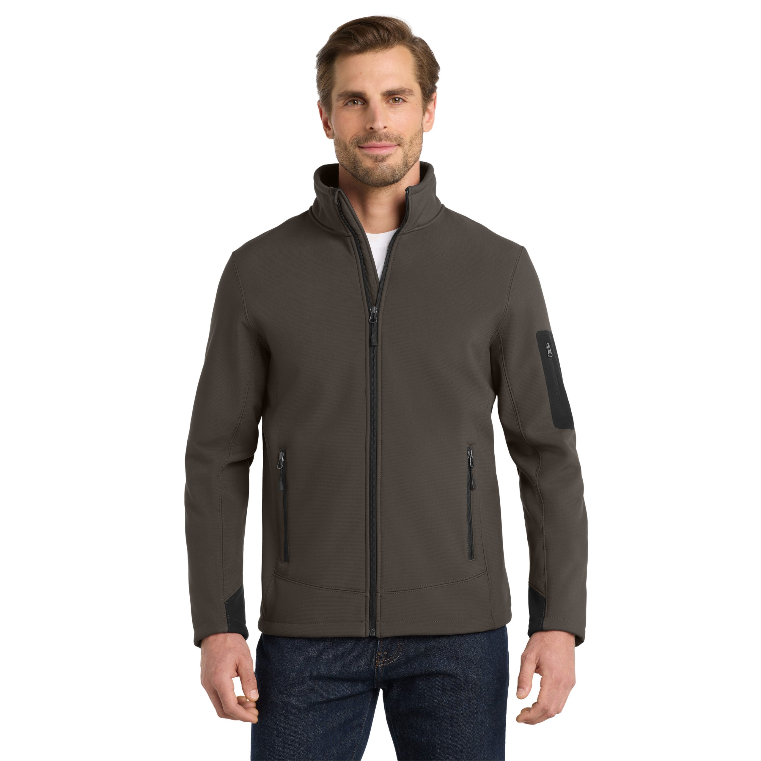 Eddie Bauer® Rugged Ripstop Soft Shell Jacket (with embroidered City of Coon Rapids logo on front left chest) - Image 2
