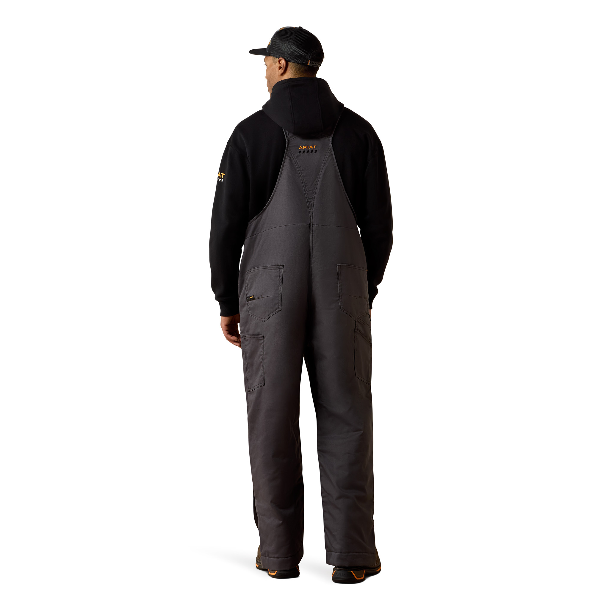 Ariat Rebar DuraCanvas Stretch Insulated Bib (Rebar Grey) - Image 8