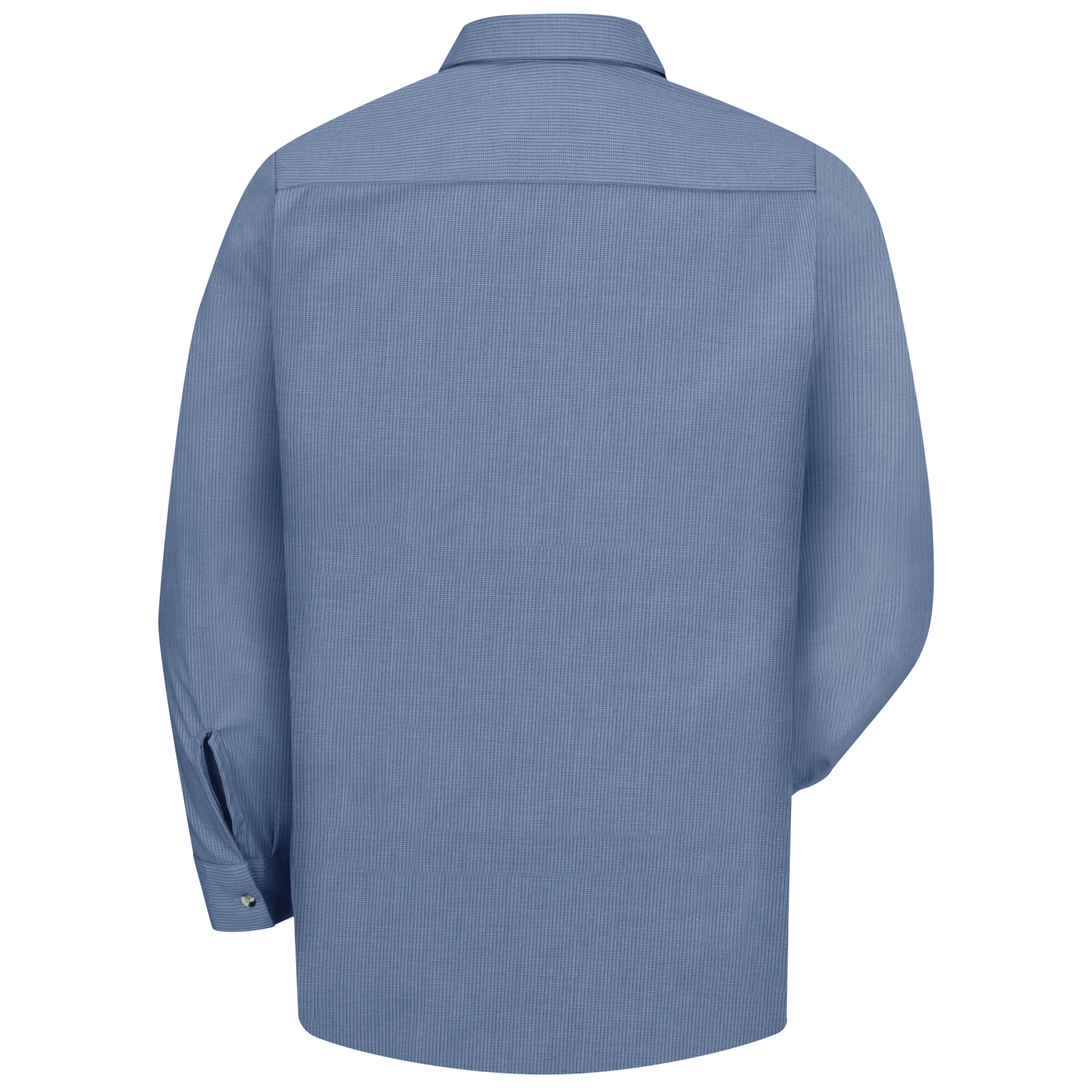 Red Kap Men's Long Sleeve Geometric Microcheck Work Shirt – SP14-MICRO-CHECK (includes City of Coon Rapids logo screenprinted on pocket) - Image 4