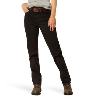 Ariat Women's Rebar Perfect Rise Made Tough Straight Pant (Black)