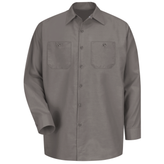 Red Kap Men's Long Sleeve Industrial Work Shirt – SP14 (includes City of Coon Rapids logo screenprinted on pocket)