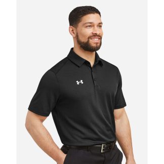 Under Armour Men's Tech™ Polo - 1370399 (with embroidered City of Coon Rapids logo on front left chest)