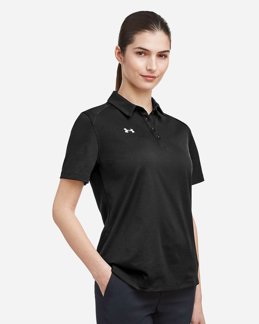 Under Armour Women's Tech™ Polo - 1370431 (with embroidered City of Coon Rapids logo on front left chest) - Image 4