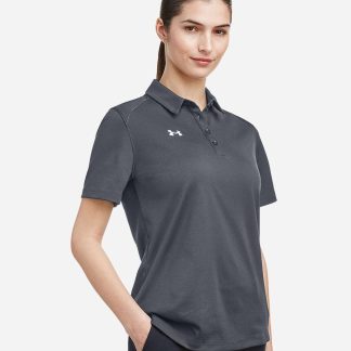 Under Armour Women's Tech™ Polo - 1370431 (with embroidered City of Coon Rapids logo on front left chest)