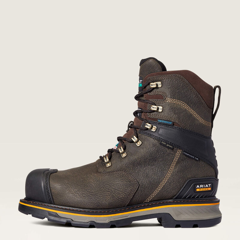 Ariat Stump Jumper 8" CSA Glacier Grip Waterproof 600g Composite Toe Work Boot - Image 5