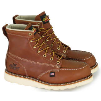 American Heritage – 6″ Tobacco Safety Toe – Moc Toe MAXWear Wedge™