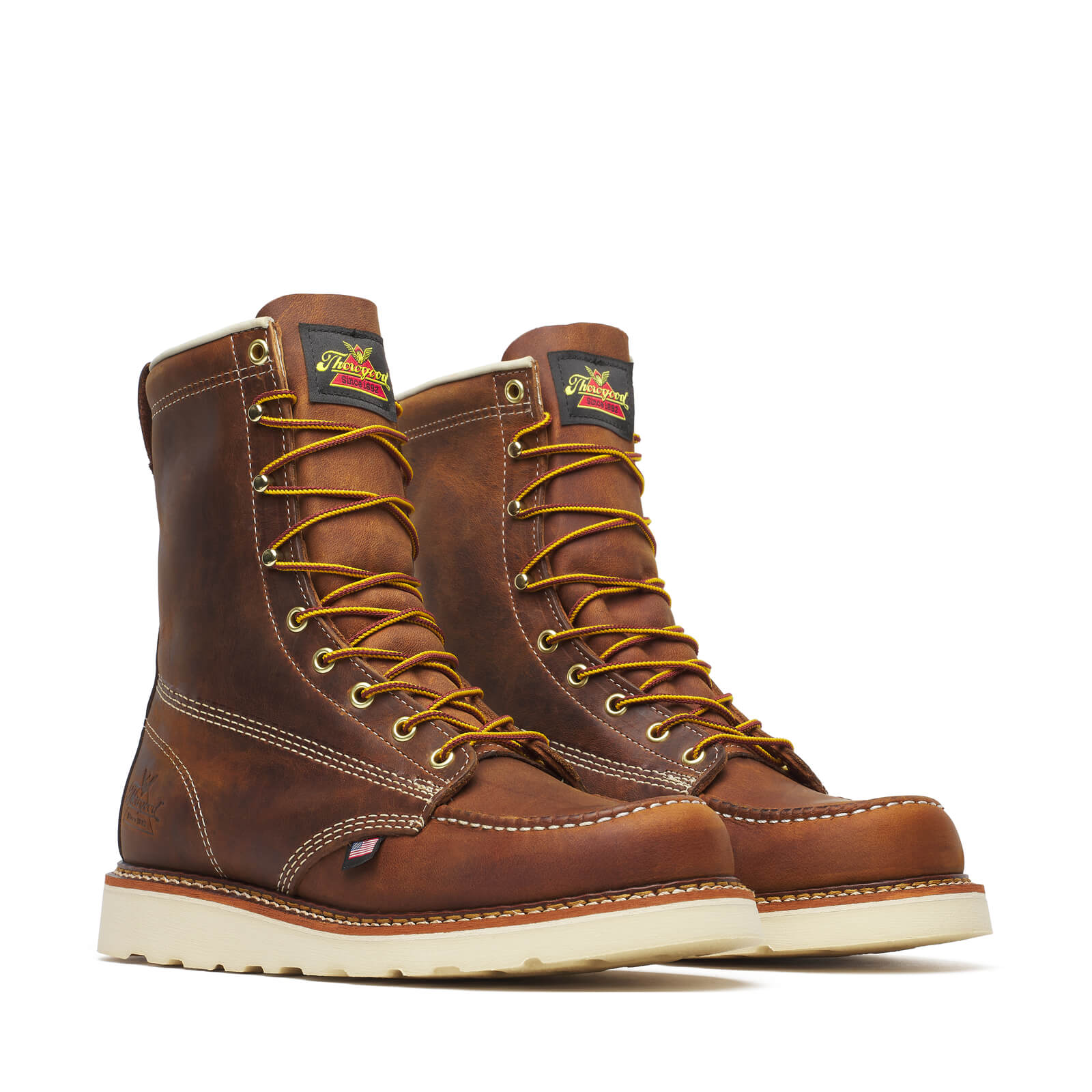 Thorogood American Heritage – 8″ Trail Crazy Horse Moc Toe – MAXWear Wedge™ – 814-4178