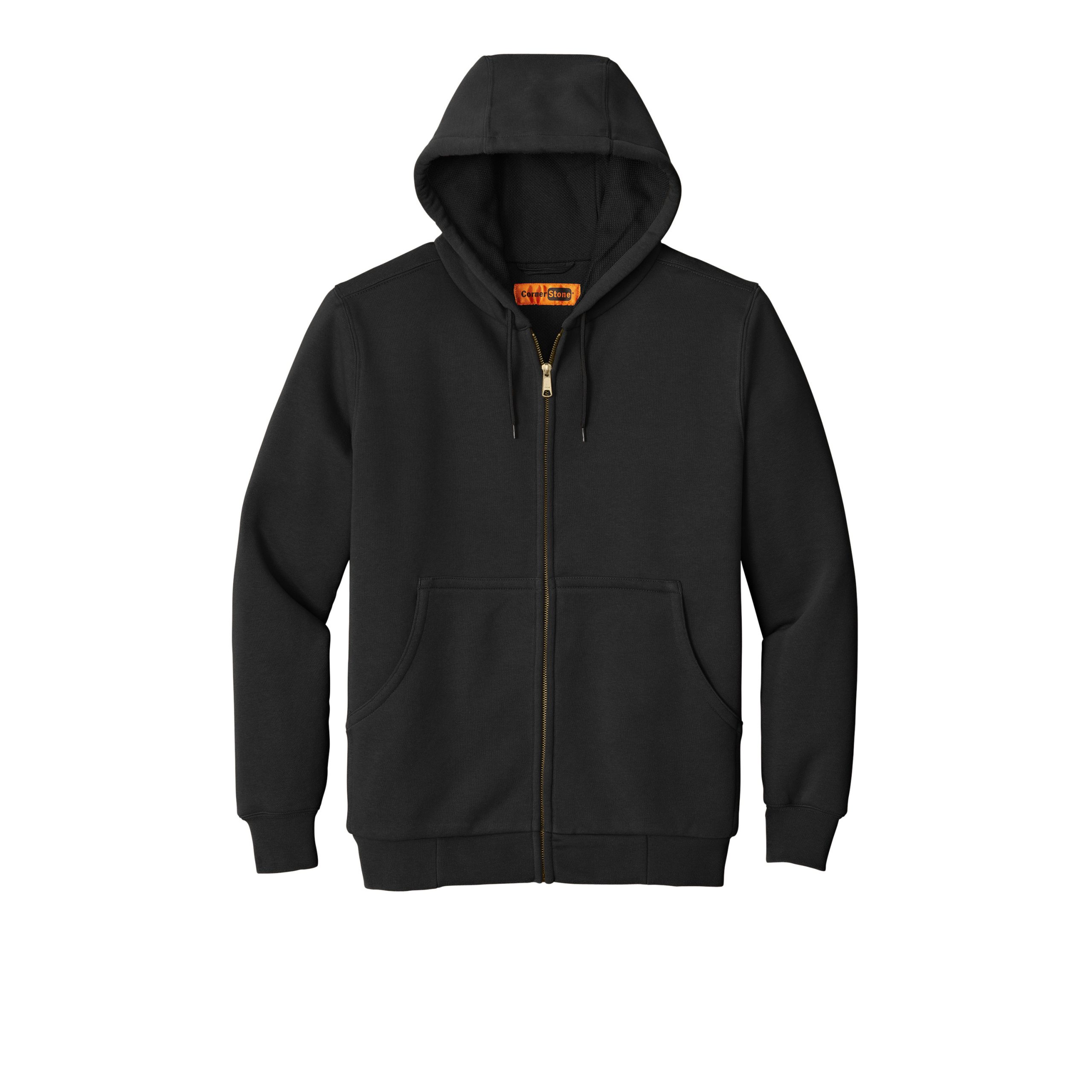 CornerStone® Heavyweight Full-Zip Hooded Sweatshirt with Thermal Lining – CS620 - Image 8