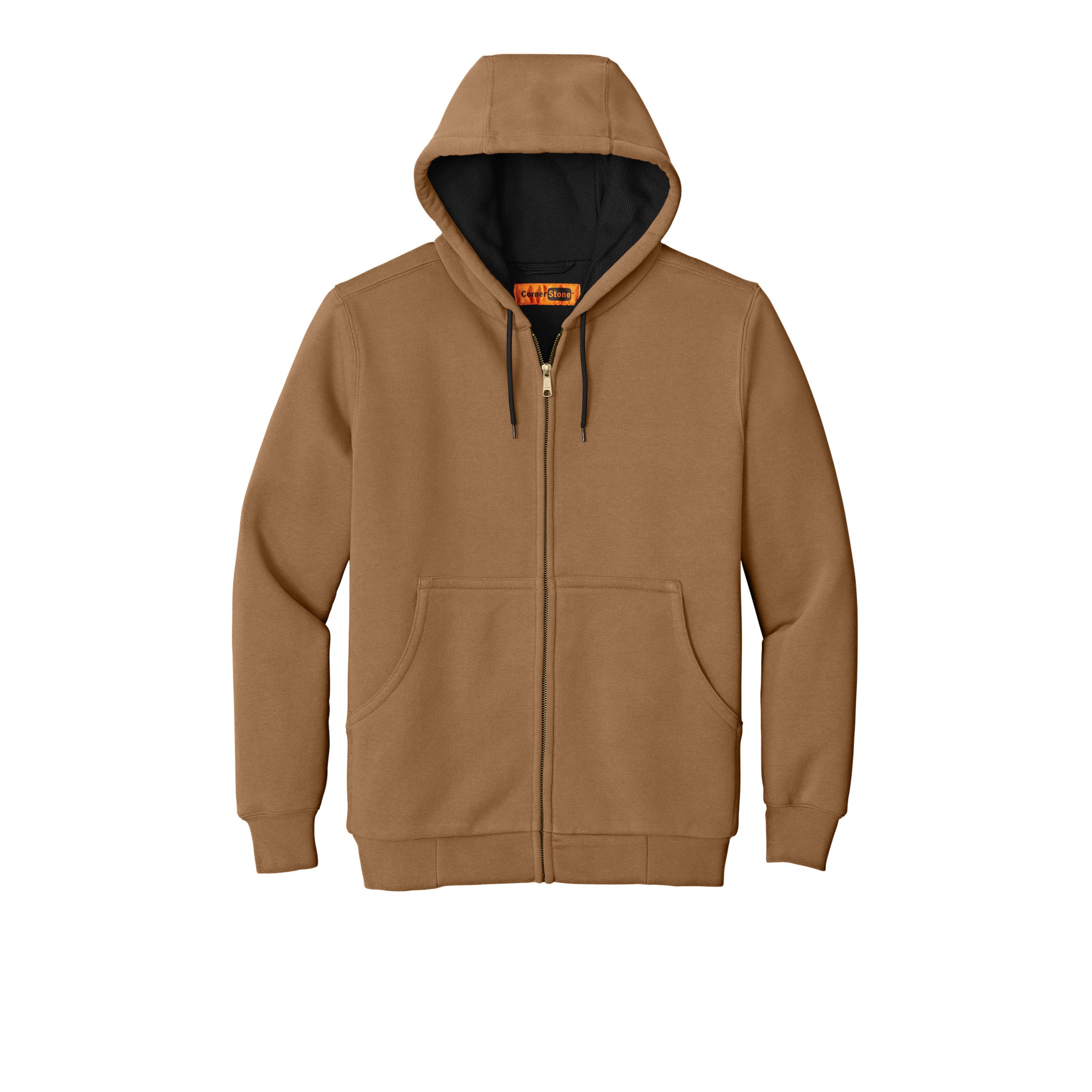 CornerStone® Heavyweight Full-Zip Hooded Sweatshirt with Thermal Lining – CS620 - Image 6
