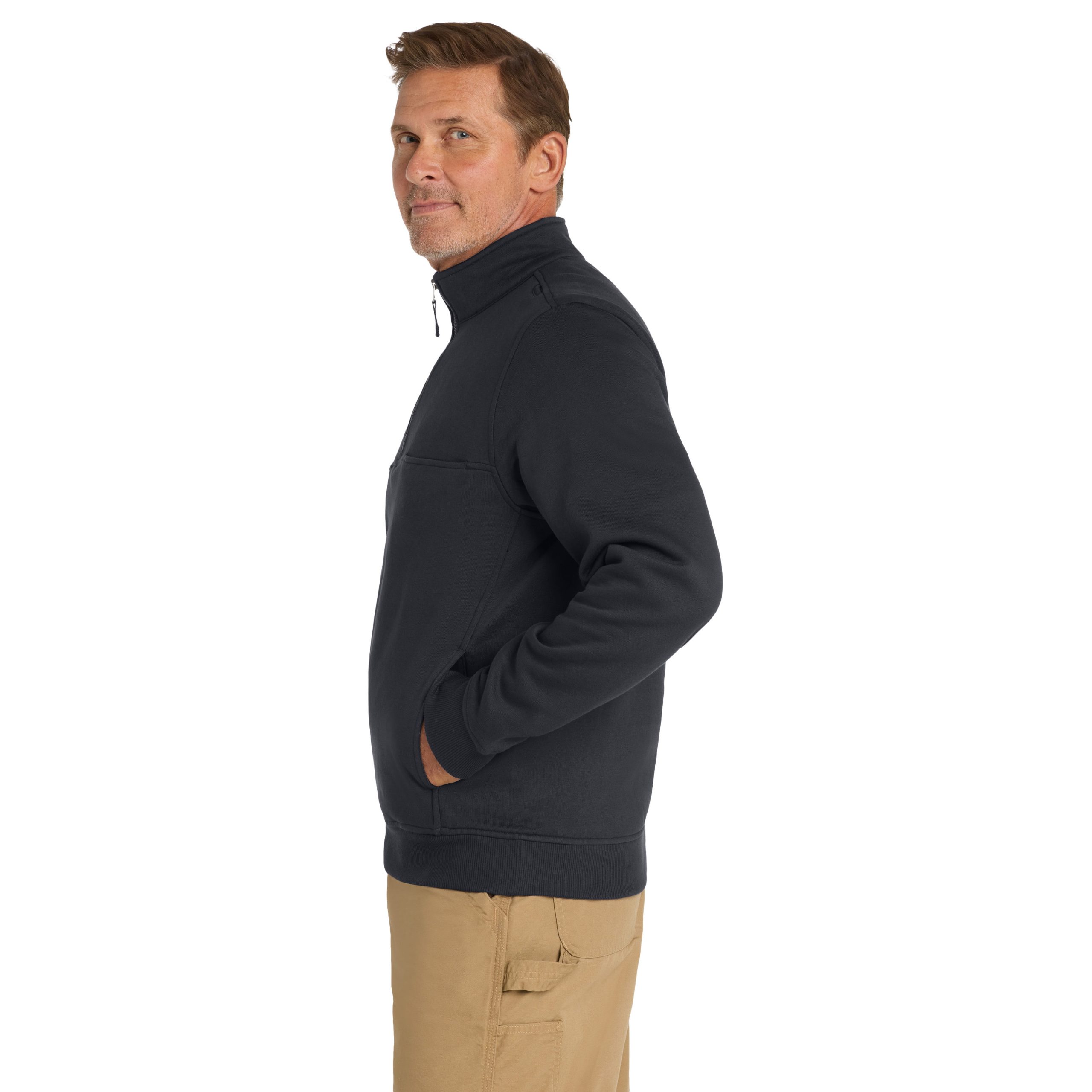 CornerStone® 1/2-Zip Job Shirt – CS626 - Image 4