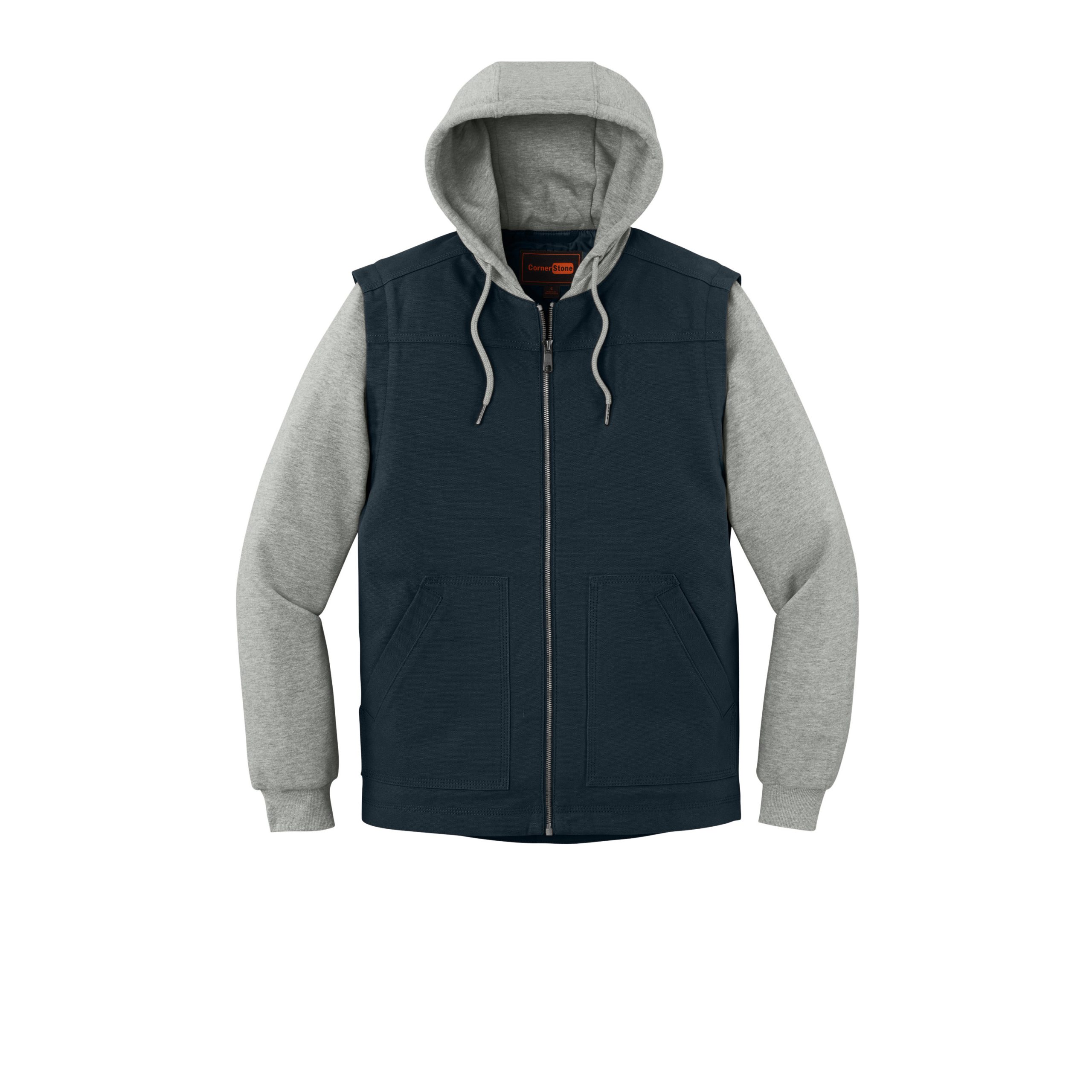 CornerStone® Duck Fleece Full-Zip Hooded Jacket