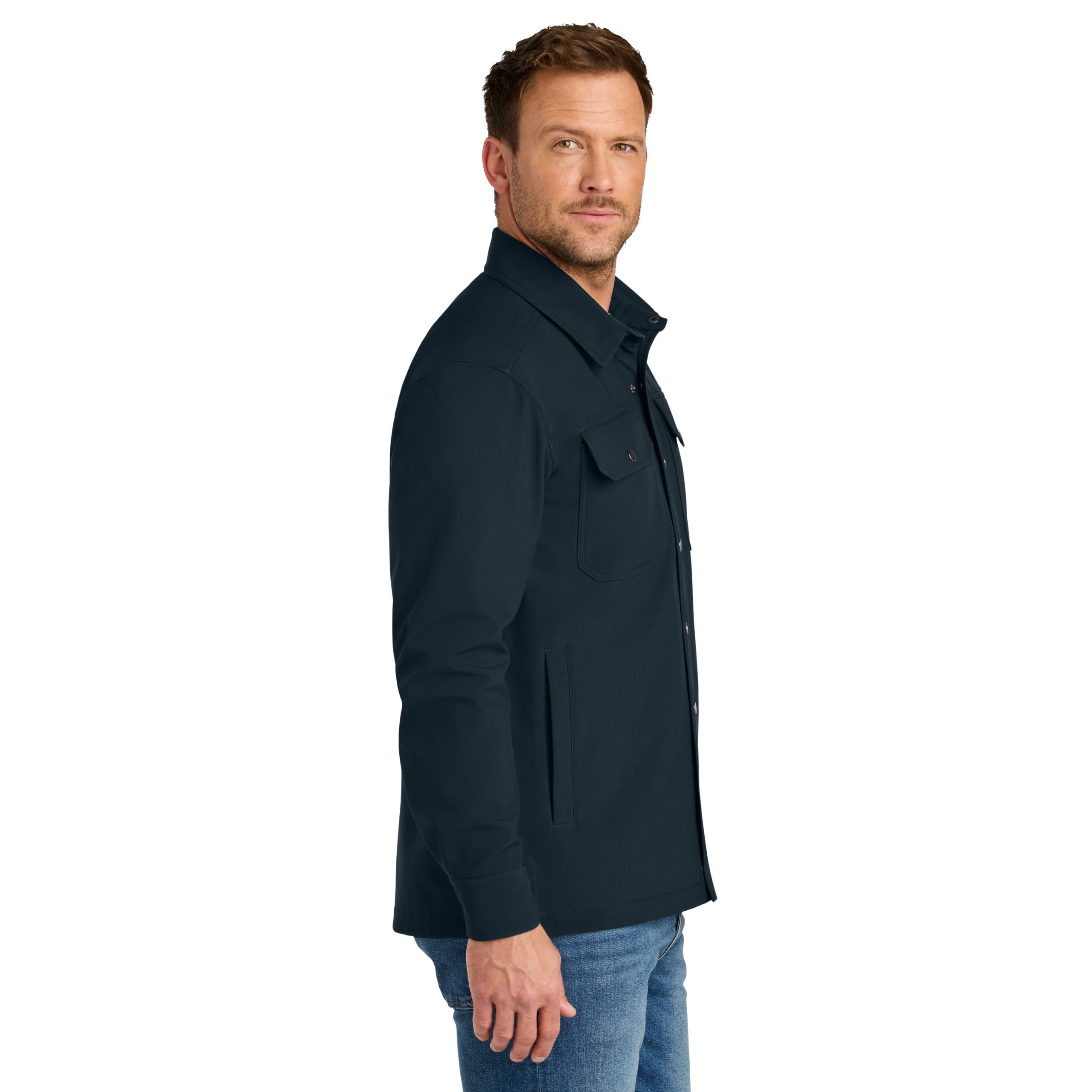 CornerStone® Soft Shell Shirt Jacket – CSJ73 - Image 2