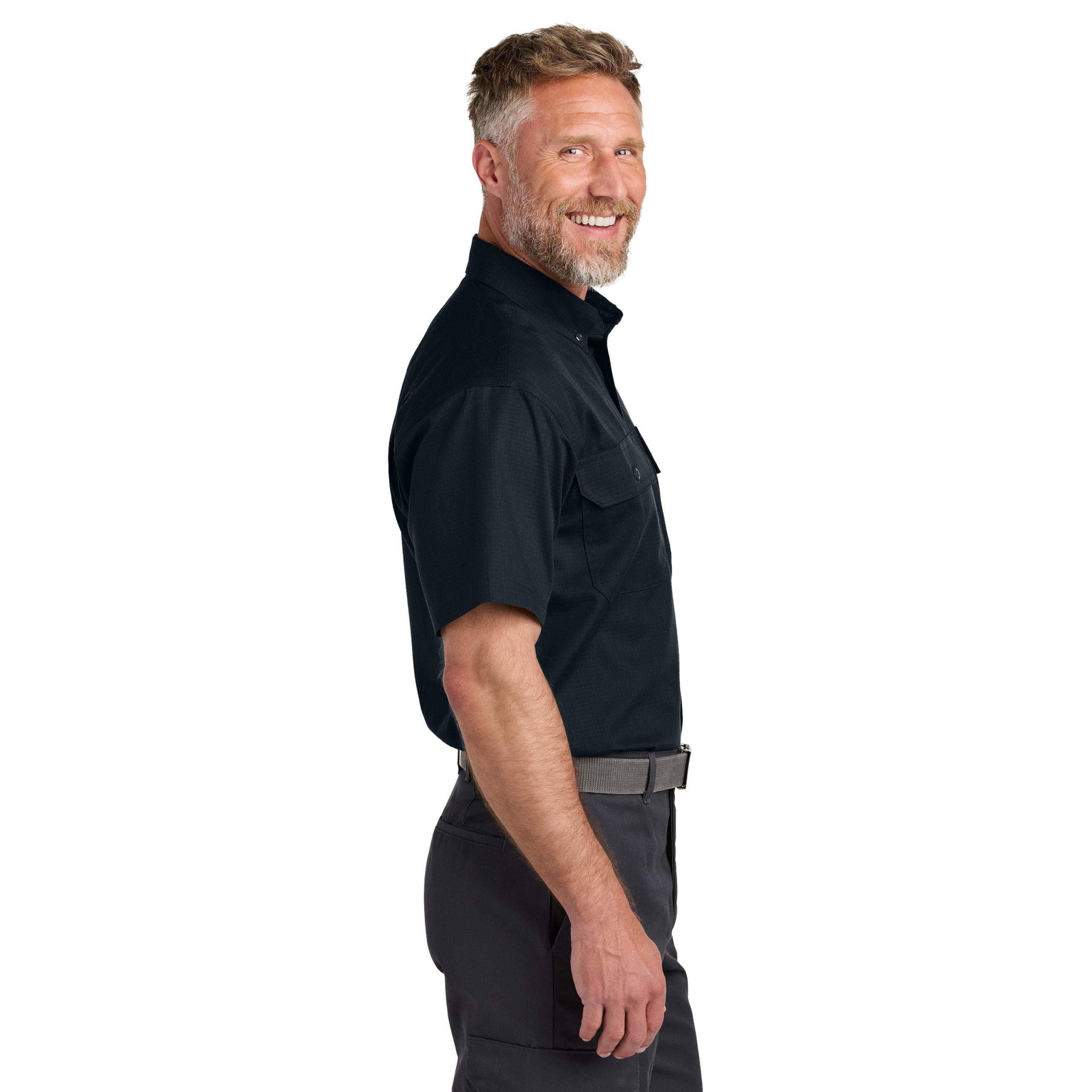 CornerStone® Short Sleeve Select Ripstop Shirt – CSW175 - Image 2