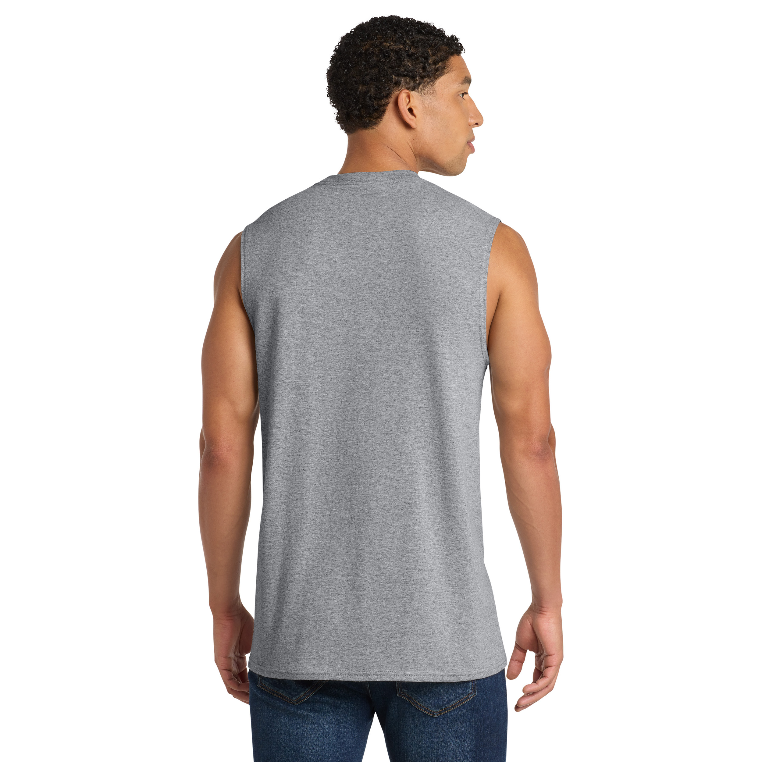 Core Cotton Sleeveless Tee - Image 2