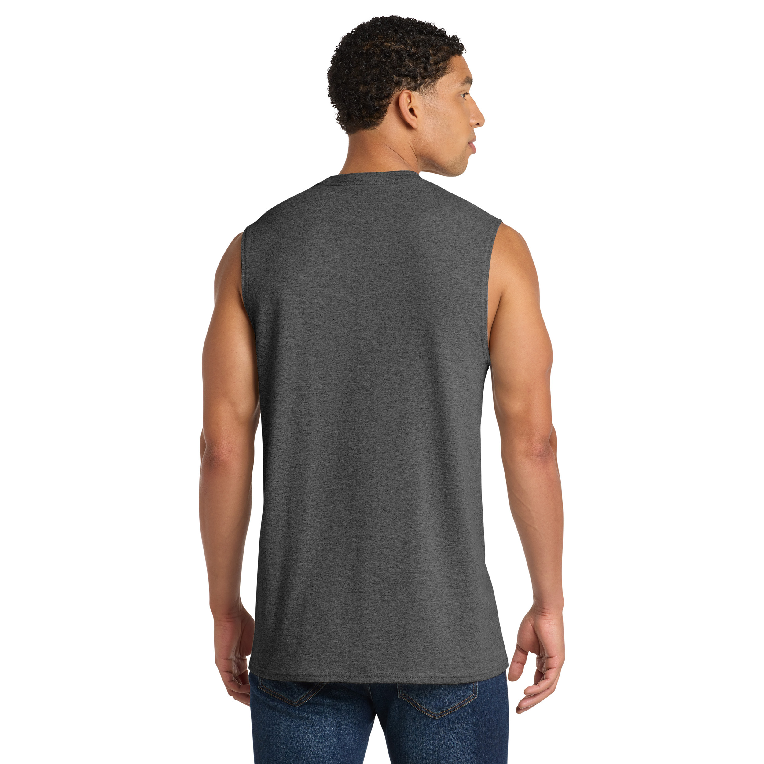 Core Cotton Sleeveless Tee - Image 4