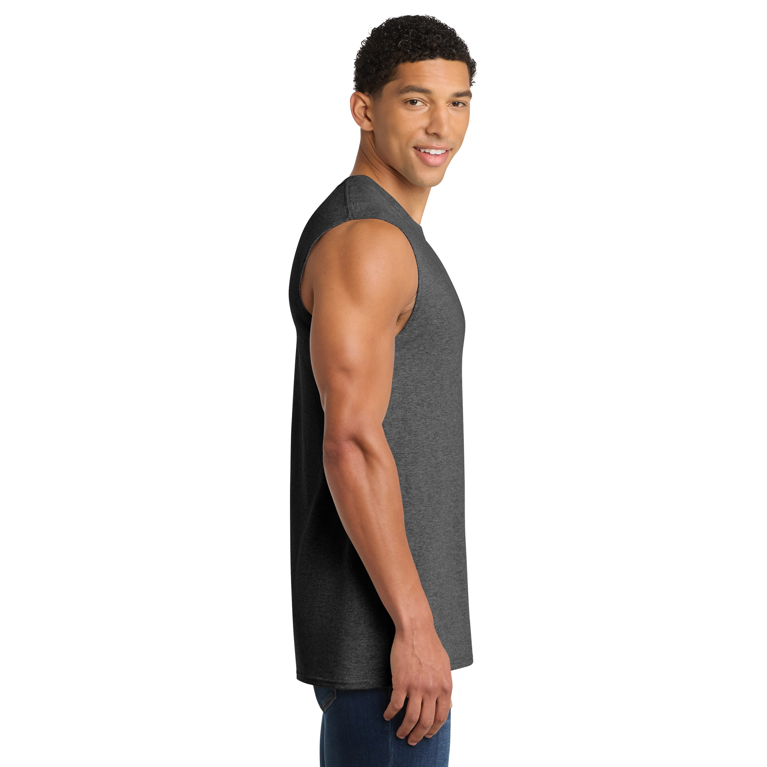 Core Cotton Sleeveless Tee - Image 6