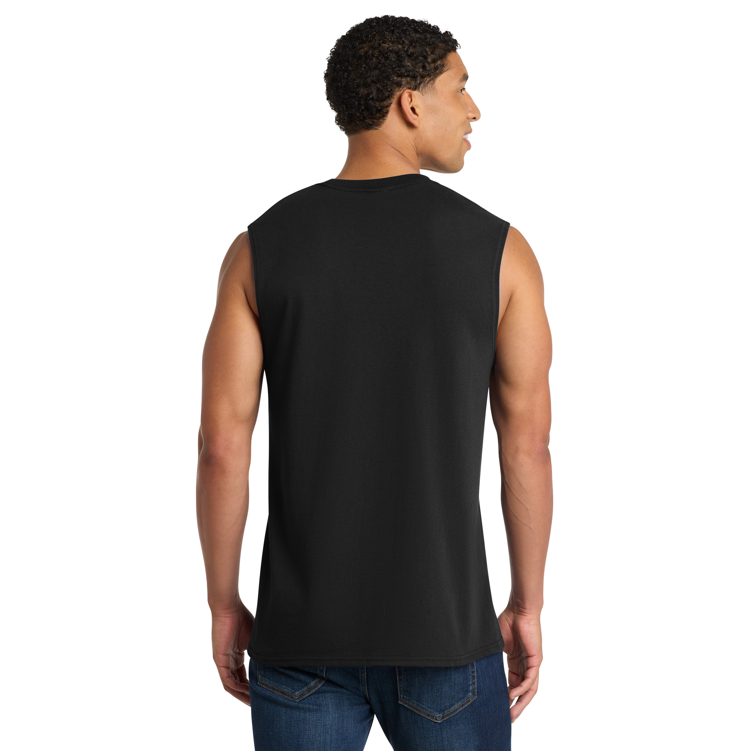 Core Cotton Sleeveless Tee - Image 7