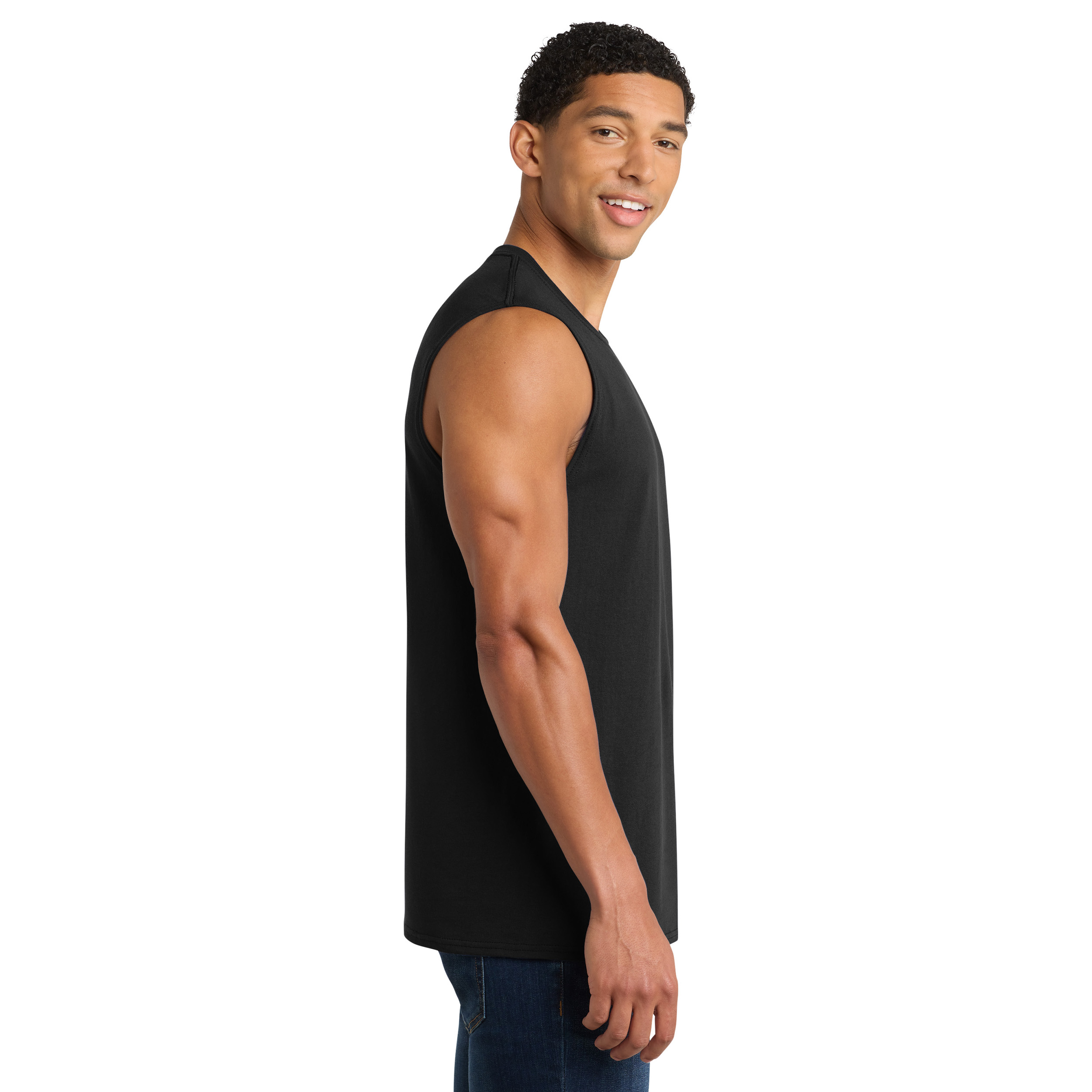 Core Cotton Sleeveless Tee - Image 9