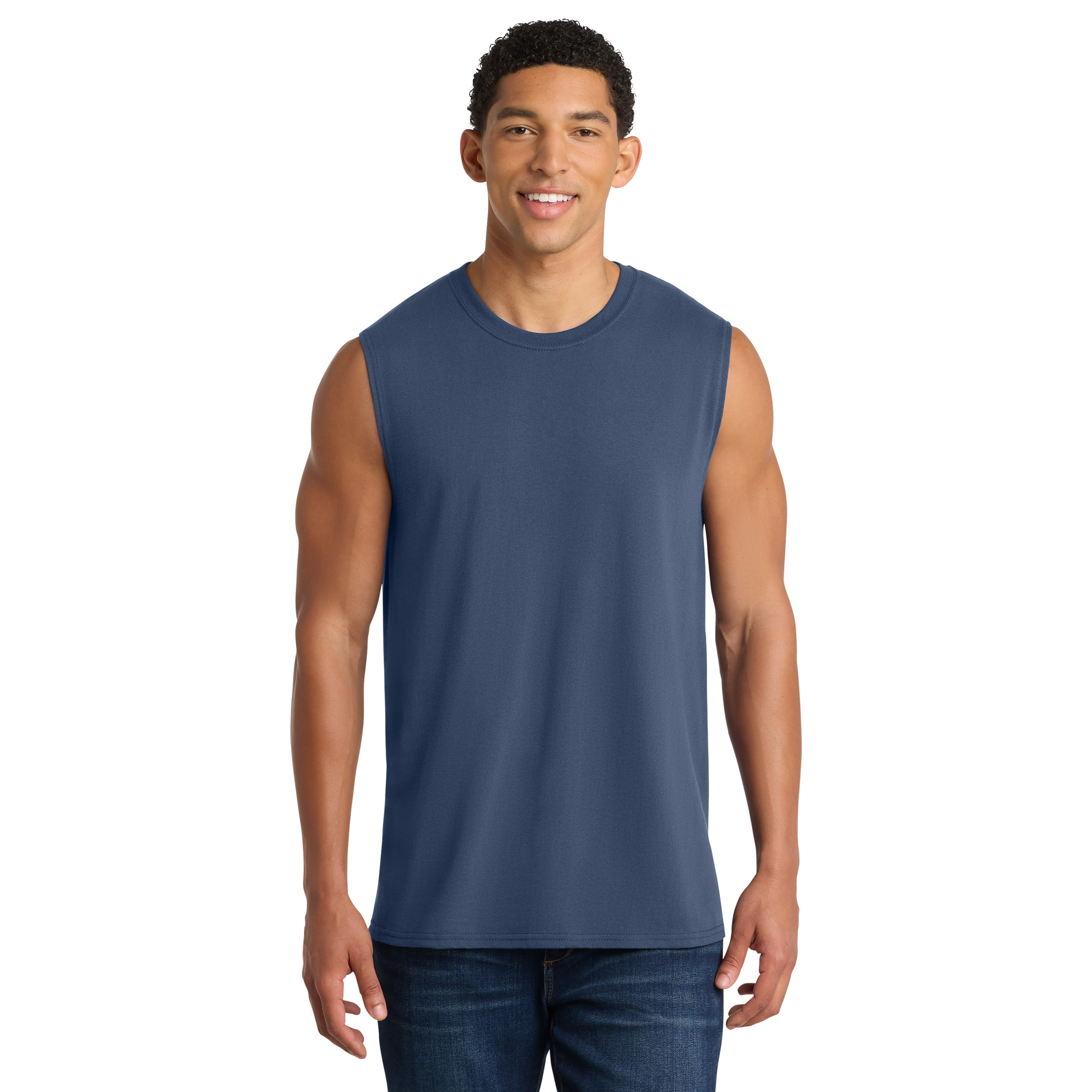 Core Cotton Sleeveless Tee - Image 11